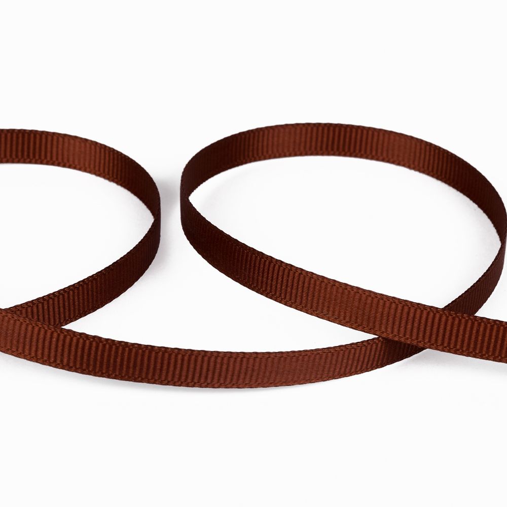 Лента репсовая (в рубчик) 6.0 мм / 45.5 метров, 019 капучино, Gamma GR-06