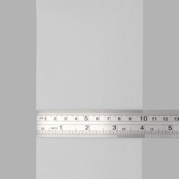 Люверсная шторная лента клеевая 100 мм / 50 метров, прозрачная, 50 м