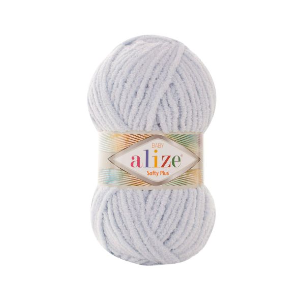 Пряжа Alize (Ализе) Softy Plus / уп.5 мот. по 100 г, 120м, 500 светло-серый A