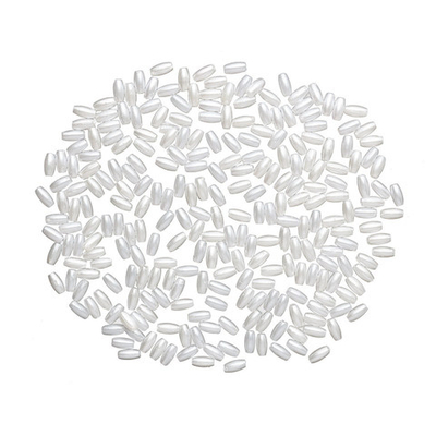 Бусины пластик (жемчуг) 3х6 мм, 15 г, Astra&Craft, белоснежный