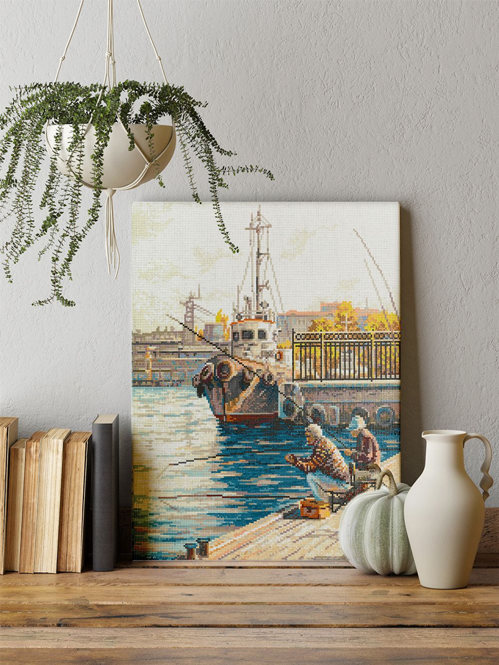 Алмазная (кристальная) мозаика Фрея, Выходной, 40х50 см