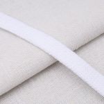 Шнур плоский плетеный х/б ⌀15.0 мм / 75 метров, (ГР) 01 белый, 07-4300