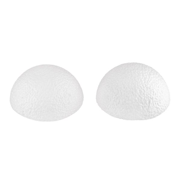 Заготовка из пенопласта Полусфера ⌀10 см, 5 см, 2 шт, Love2art DPZ-118