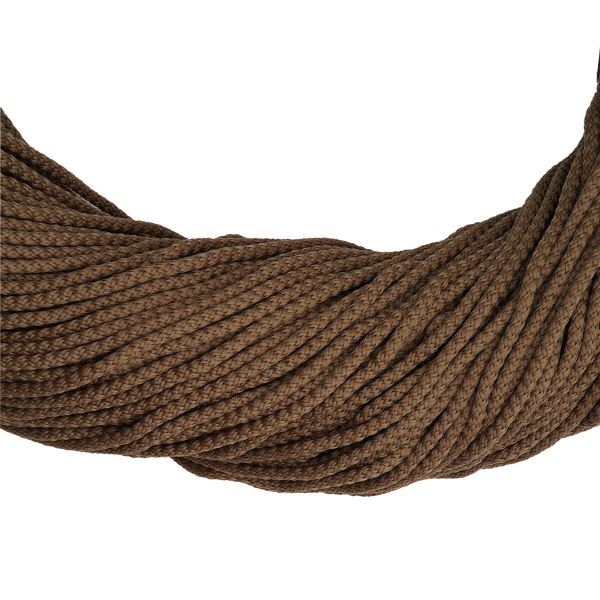 Шнур плетеный ⌀4.0-5.0 мм / 100 метров, 034 т.бежевый