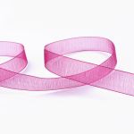 Лента капроновая (органза) 15.0 мм / 22.8±1 метра, 041 т.бордовый, Blitz OR-15