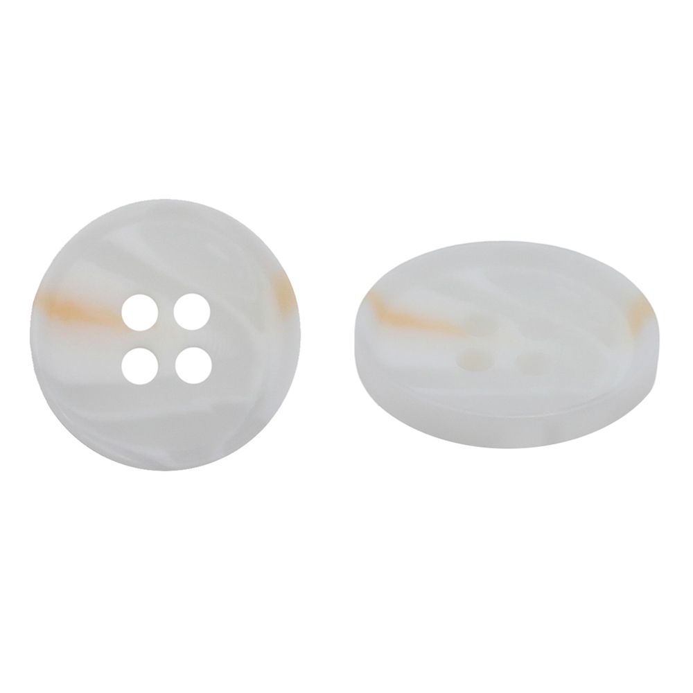 Пуговицы 4 прокола 28L=18 мм, col. D белый, 72 шт, CN2833