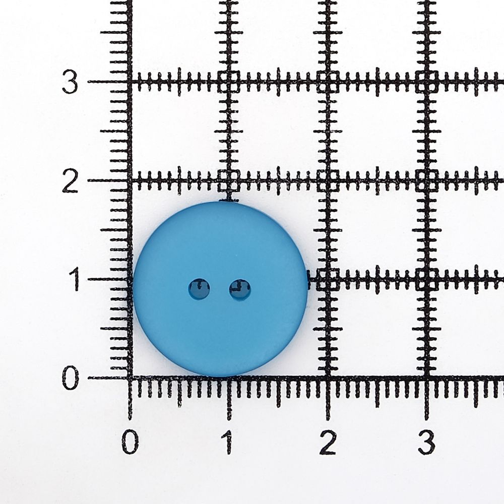 Пуговицы на 2 прокола 28L (18мм), пластик (col.18 морская волна), CR-K18M, 144 шт