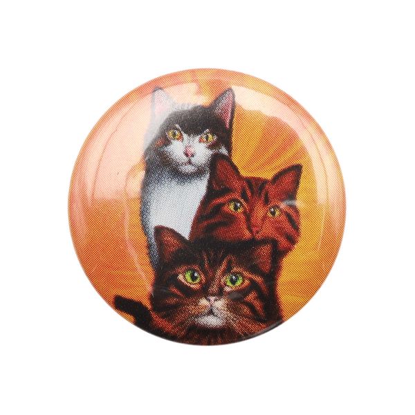 Игольница магнитная Трио котов 25х3мм Hobby&Pro, ИГ-2314