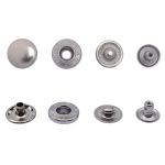 Кнопка Альфа (S-образная) ⌀15.0 мм, ≈72 шт, СТАЛЬ, черн. никель, NEW STAR