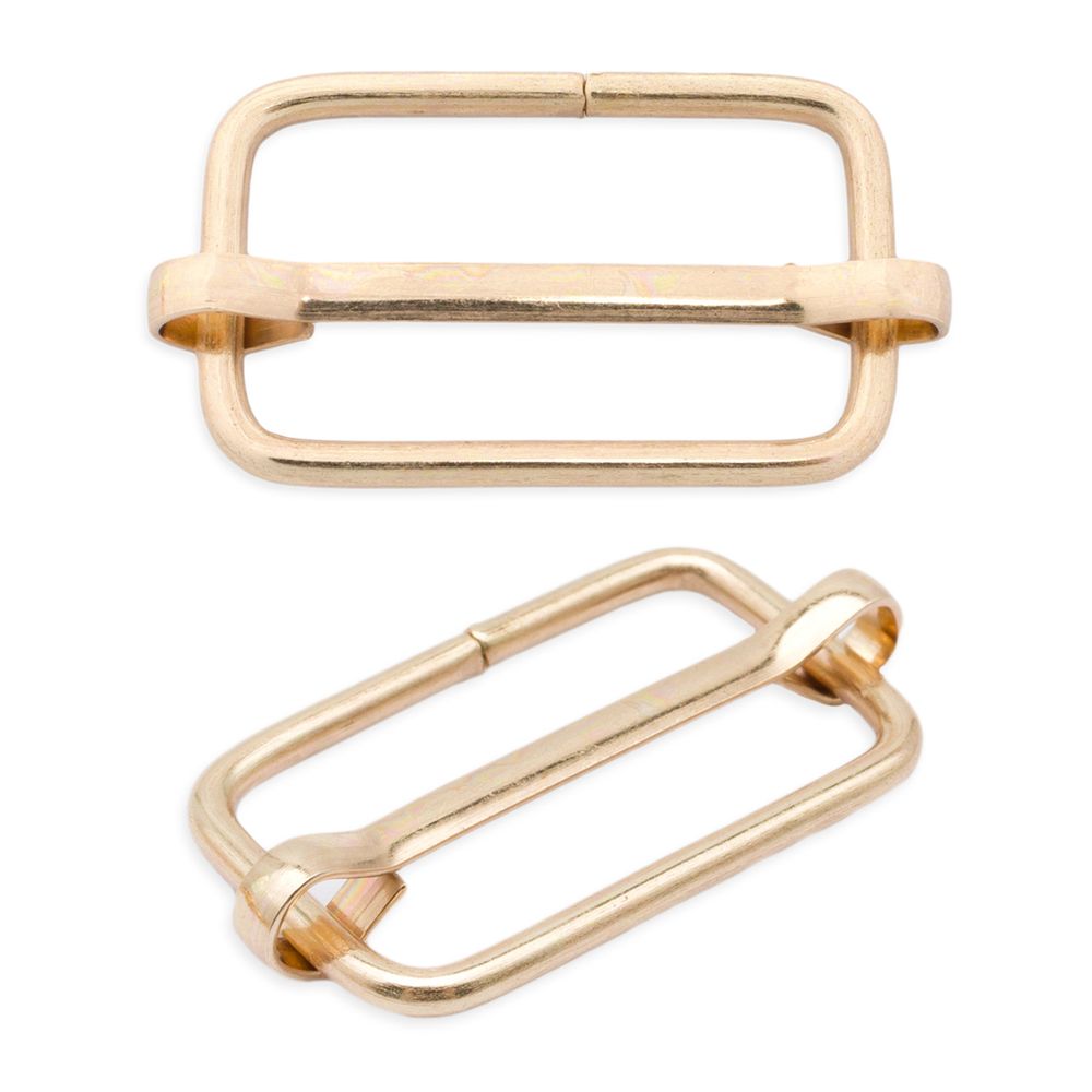 Рамка регулировочная 25 мм ушко (17х31 мм), золото цв.02, 100 шт