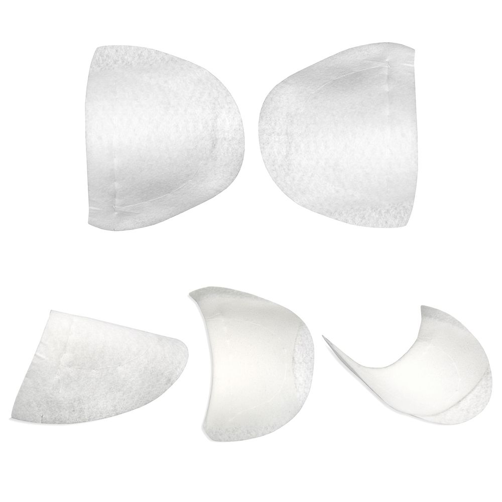 Плечевые накладки (подплечники) втачные сшивные 130х220х15 мм, белый, 50 пар