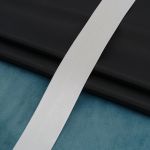 Лента атласная 2-сторонняя 38.0 мм / 22.86±1 метров, C1188 серебристый, 6102-0015, Globus