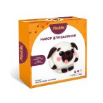 Набор для валяния Miadolla, Мопсик Спайк, 6 см, WT-0212