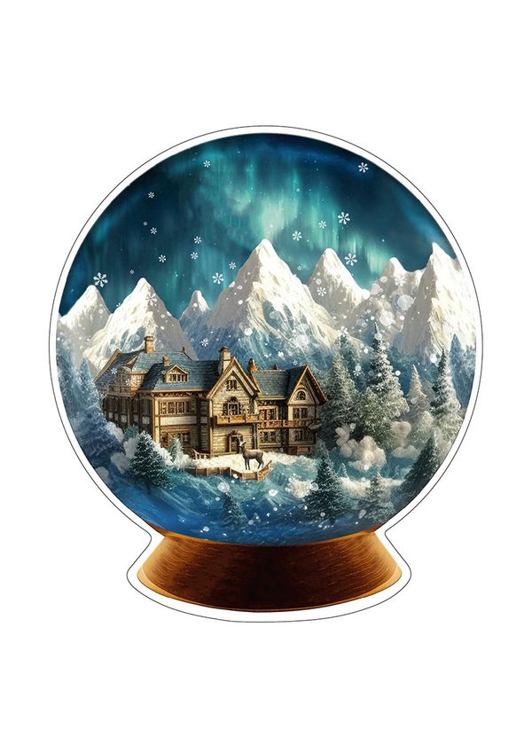 Пазл фигурный деревянный Магический шар 126 элементов, Фрея PZLF-004