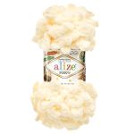 Пряжа Alize (Ализе) Puffy / уп.5 мот. по 100 г, 9м, 1 ваниль