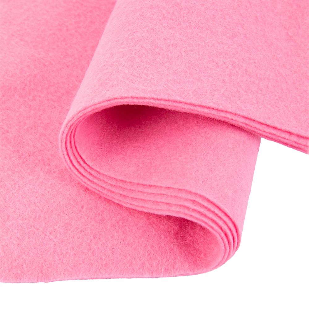 Фетр листовой 1 мм, 20х30 см, 5 шт, 087 розовый, Blitz FKC10-20/30