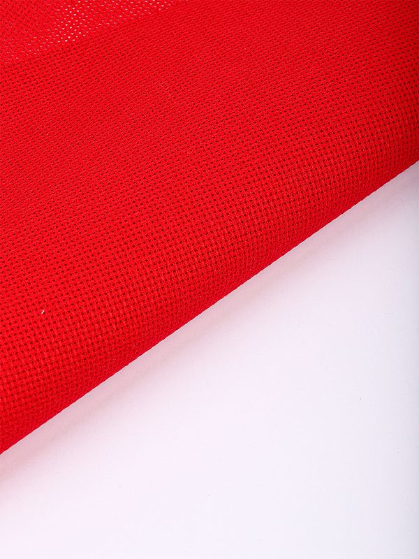 Канва крупная №854 (960) (10смх44кл) шир.150 см цв.красный, 5 метров