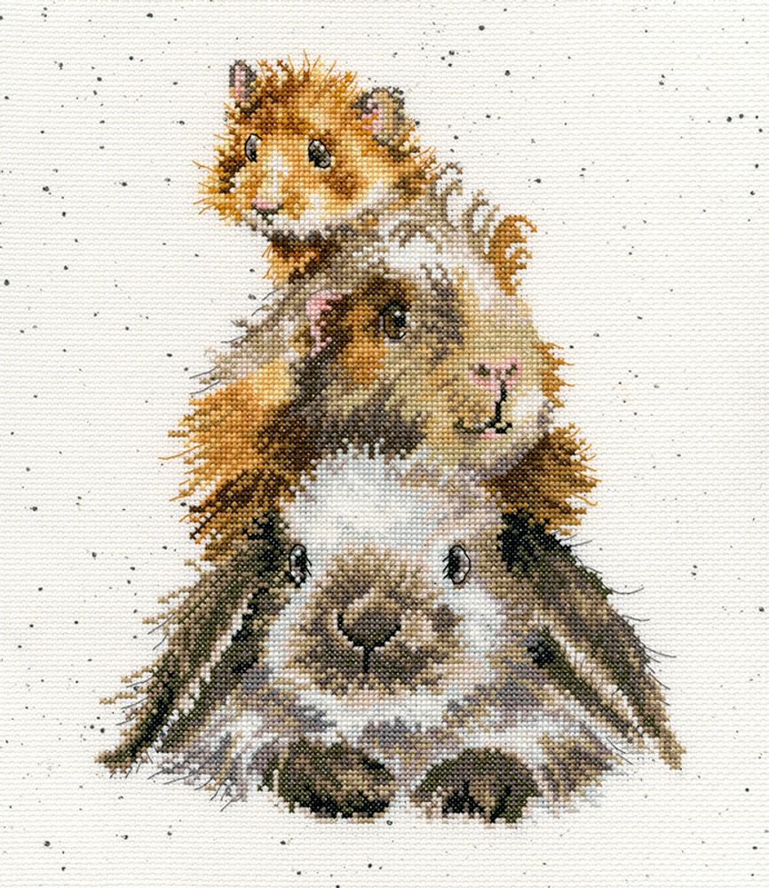 Bothy Threads, Piggy In The Middle (Поиграем в собачку), 26х30 см /TOS/