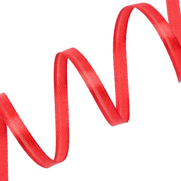 Лента атласная 1-сторонняя 6.0 мм / 22.86±1 метров, Л, C120/53 красный, Globus