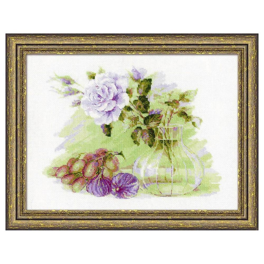 Набор для вышивания нитками Риолис, Сладкий инжир 40х30см