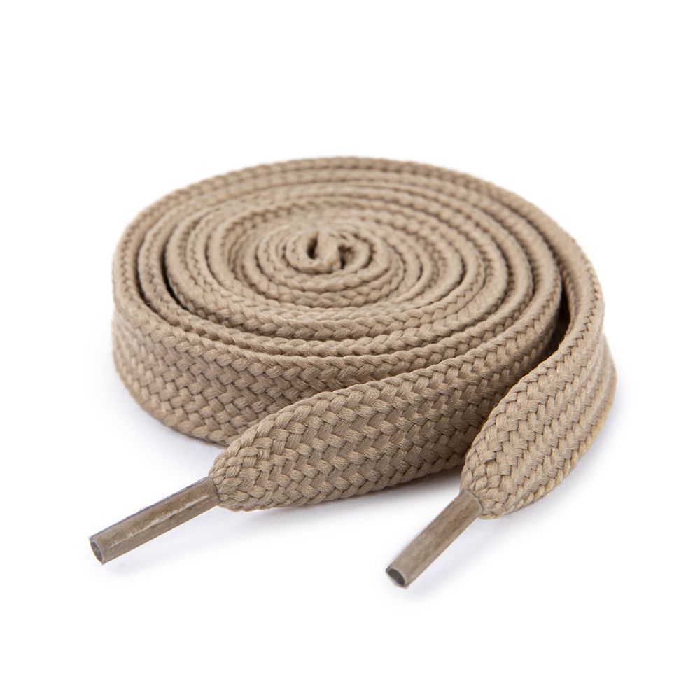 Шнурки для обуви т.6 120 см, 25 п №155 бежевый, Gamma