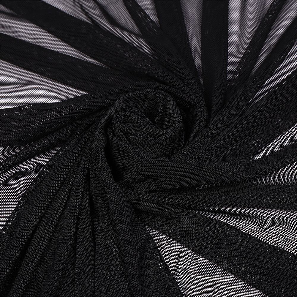 Сетка бельевая эластичная 90 г/м², шир.150 см / 3 метра, цв.черный /SZ030204.170/3/