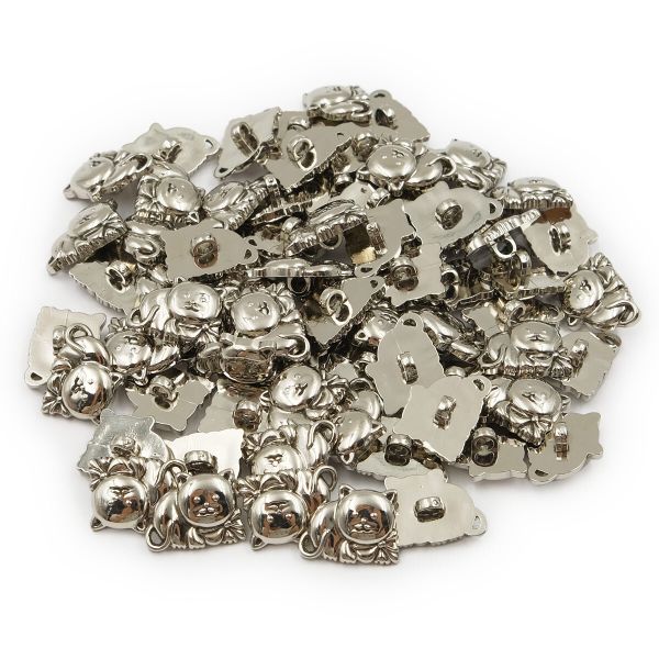 Пуговицы детские Кот, 20 мм (AS) 48885, 72 шт