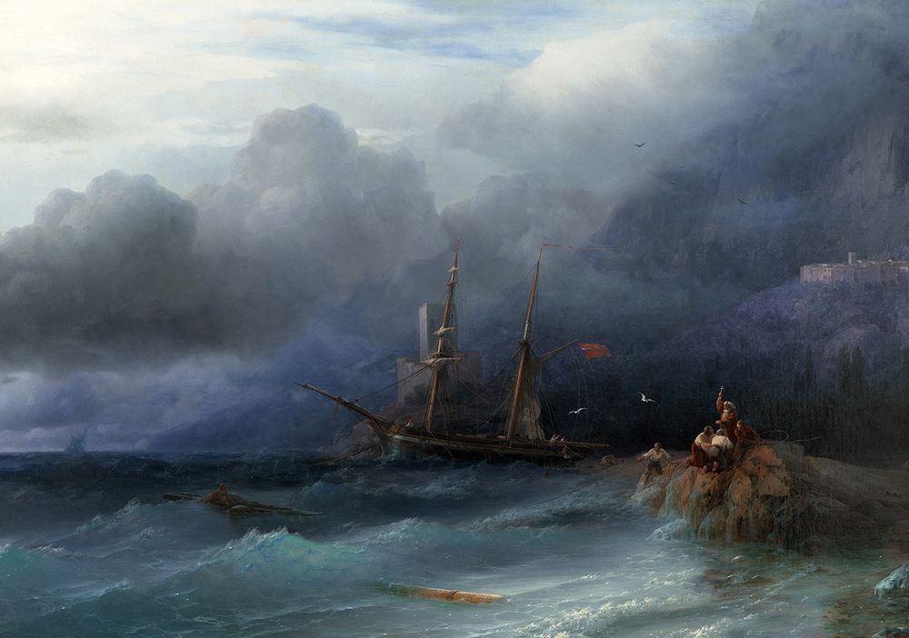 Пазл. Третьяковская галерея 1000 элементов, Айвазовский И.К. Буря. 1857, Фрея GTG-PZL-1000/04