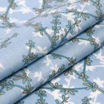 Штапель 90 г/м², 145 см / 2 метра, TBY.Vi.pr.E1326.03.2, цв.03 голубой