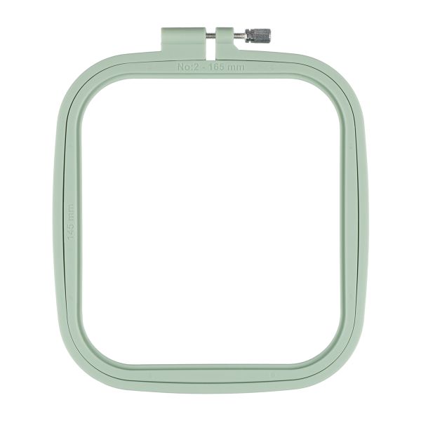 Пяльцы квадратные 14.5х16.5 см, пластик, 1 шт, Gamma SPW