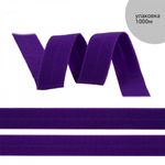 Резинка бельевая (окантовочная) матовая 15.0 мм / 1000 метров, фиолетовый неон A0507