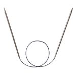 Спицы круговые ⌀4.0 мм, 60 см, 1 шт, серебристые, Prym 212142