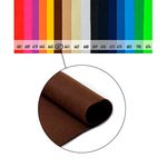 Фетр рулонный жесткий 1.0 мм, 100 см, рул. 1 метр, цв. 687 коричневый