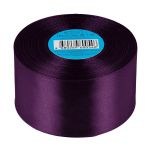 Лента атласная 1-сторонняя 50.0 мм / 33±2 метра, 156 т.фиолетовый, Gamma