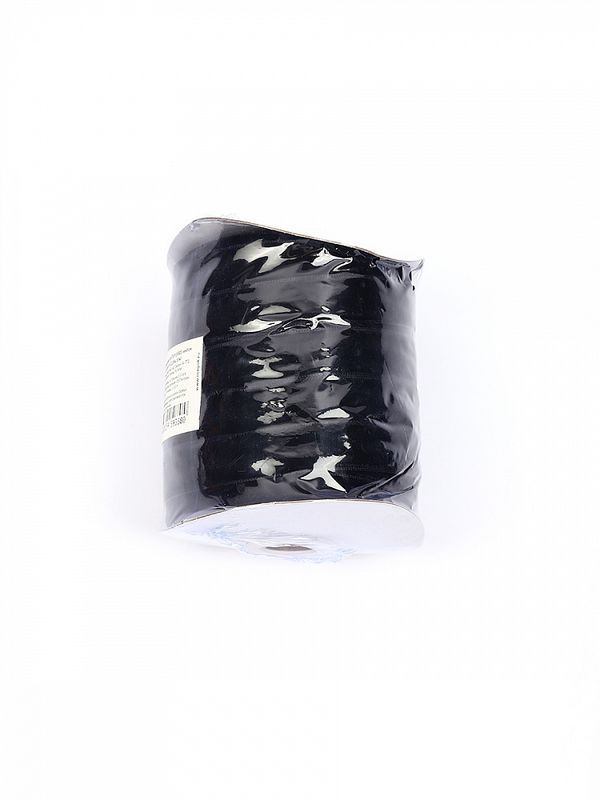 Лента бархатная (тесьма) 15.0 мм / 22.86±1 метров, арт.15VR03 нейлон цв.черный