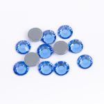 Стразы клеевые стекло 6.5 мм, 5х12 шт, SS30 №05 синий (Sapphire), Zlatka ZRTG-3012