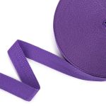 Стропа (ременная лента) 25 мм / 25 метров, толщ. 0.91 мм, [14.4 г/пог.м], 100% п/п, фиолетовый, Gamma 3074