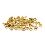 Хольнитены сумочные ⌀12 мм, h=20 мм, золото, двухсторонний, BIG, 50 шт