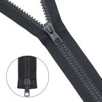 Молния трактор Arta Т6 (6 мм) 2 зам., разъем., 70 см, цв. 102 т.серый, уп.5 шт