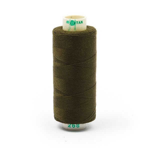 Нитки швейные бытовые Dor Tak 40/2, 366 м / 10 кат., 268 серый