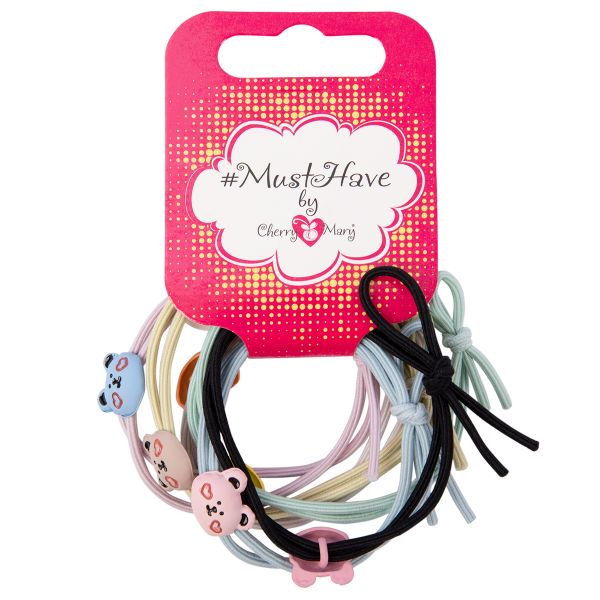 Набор резинок для волос 30 шт, №02 ассорти (медвежата), Cherry Mary TR07028