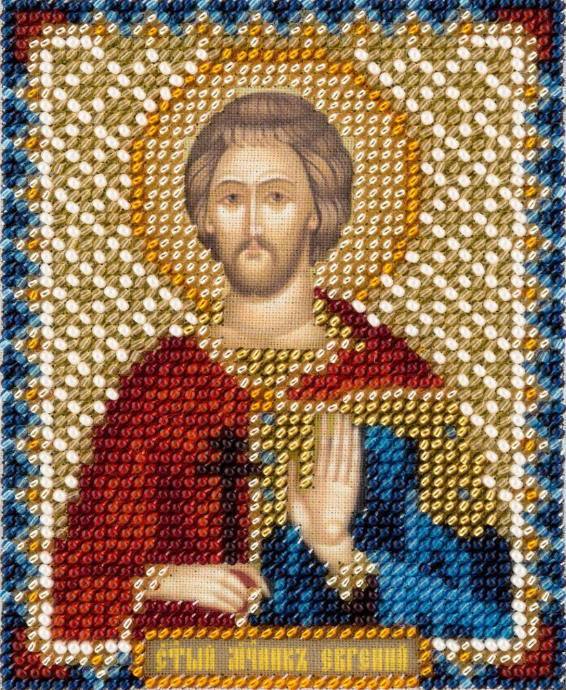 Panna, Икона Святого мученика Евгения Севастийского, 8,5х11 см