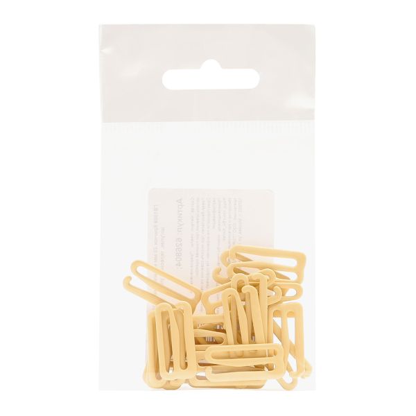 Крючки для бюстгальтера металл 20.0 мм, 20 шт, телесный, ГВ1009