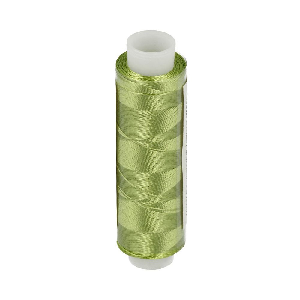 Нитки вышивальные Gamma V150/2, 10х200 ярдов, 3243 зелено-желтый