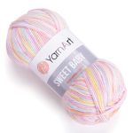 Пряжа YarnArt (ЯрнАрт) Sweet Baby / уп.5 мот. по 100 г, 300м, 909
