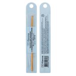 Крючок для вязания ⌀3.5 мм, 15 см, металл, в чехле, желтый, Gamma CH-15