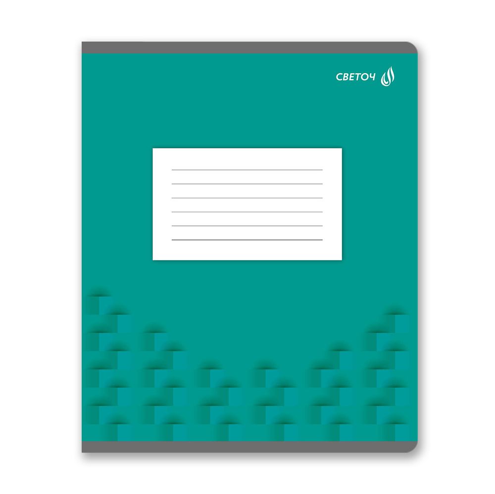 Тетрадь ученическая школьная A5+ 24 л. на скобе 65 г/м², белизна 100 %, 15 шт, клетка, 01115 Школьная тема, Светоч Т72