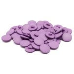 Пуговицы на ножке 28L (18мм), пластик (Purple (фиолетовый)), NE68, 48 шт