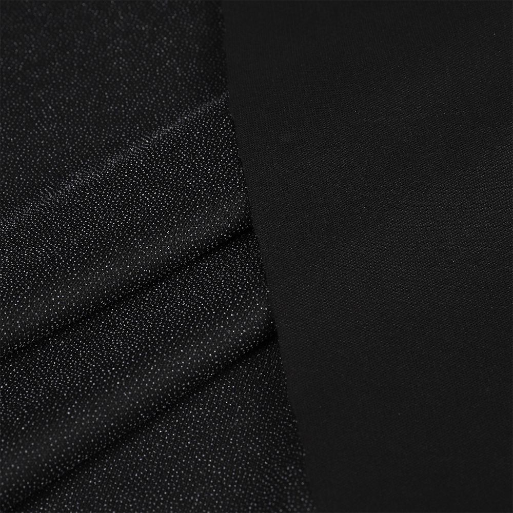 Дублерин трикотажный 50 г/м², 150 см / 100 метров, 9506BL черный