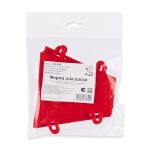 Форма для пасхи 12х11х5 см, 1 шт, красный, S-Chief SHF-0340